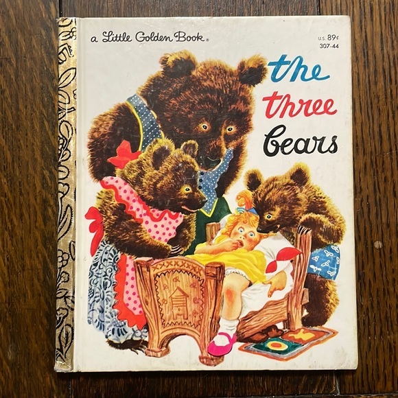 The Three Bears vintage children’s book. Little Golden Book, 1981 - Picture 1 of 8